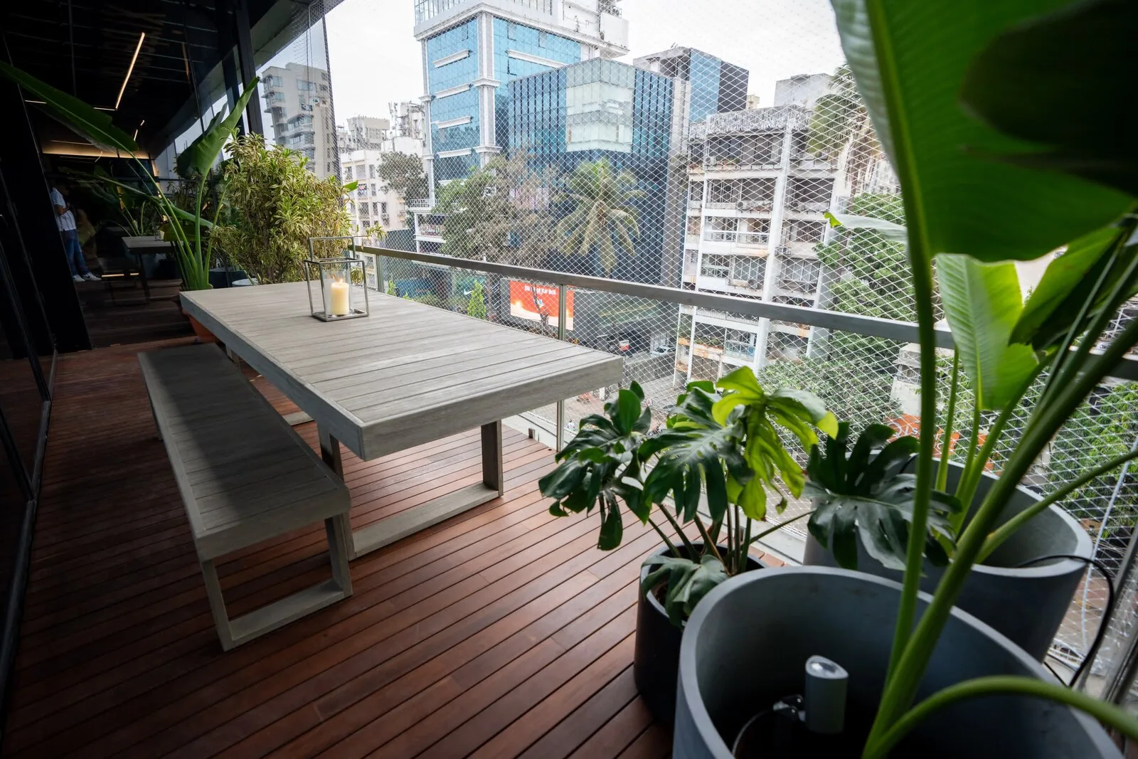 Cardio floor with terrace views at MMA Matrix Gym, Mumbai