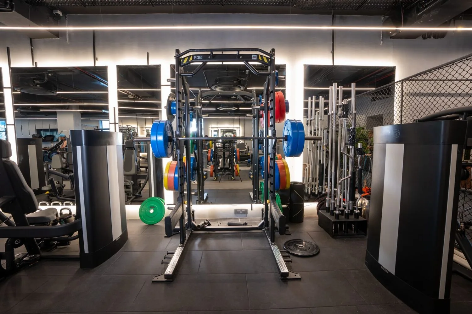 Cable and rig zone at an MMA Matrix Gym