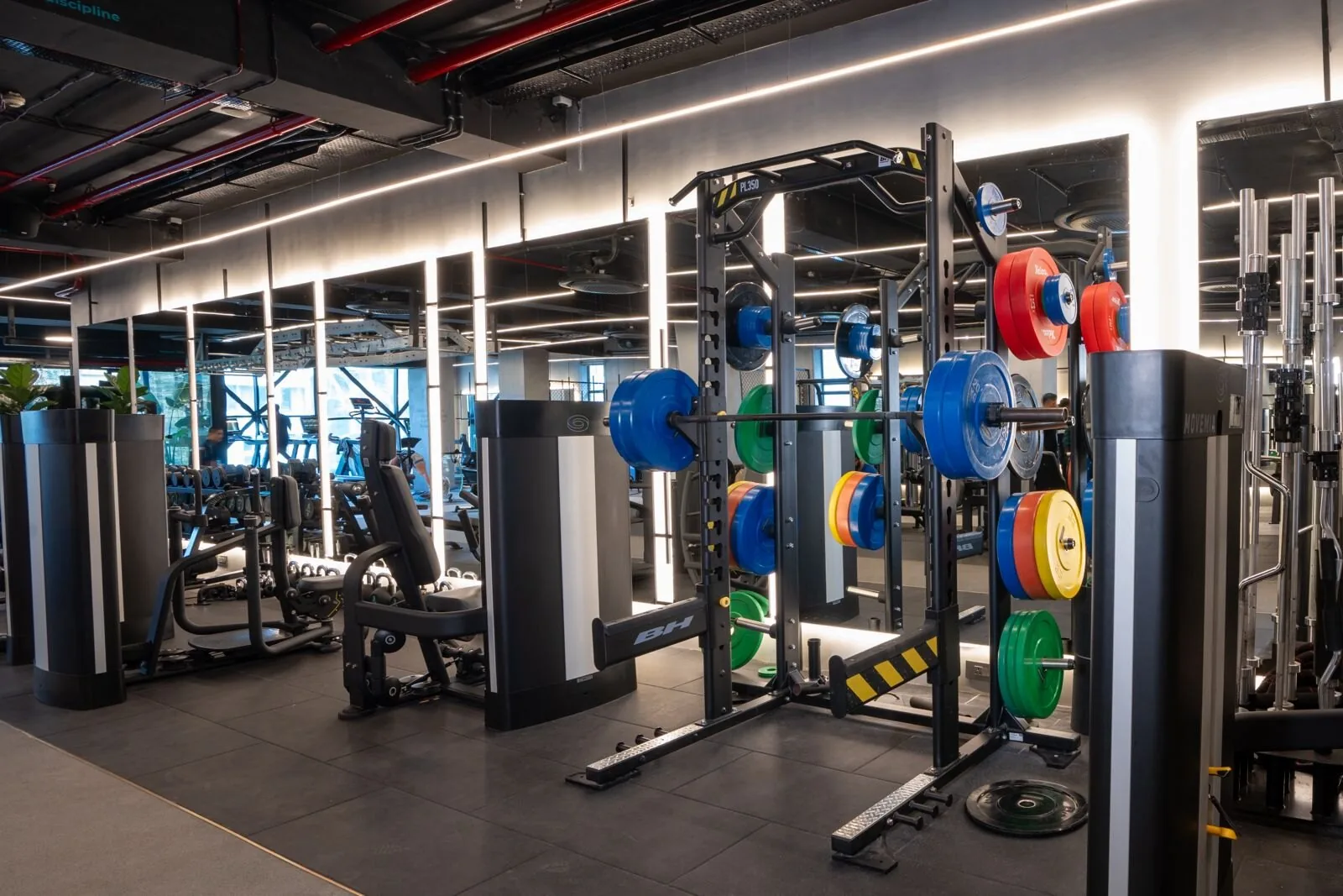 Strength machines floor at MMA Matrix Gym, Mumbai